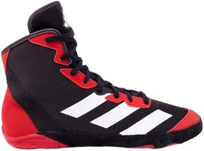 adidas Adizero Wrestling Shoes, Red/Black/White, 10.5