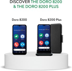 Doro 8200 4G Unlocked Smartphone – Android Mobile, Large Display