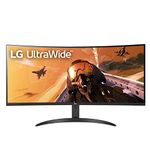 LG 34-inch UltraWide Monitor 34WP60C-B, 5ms GtG, UltraWide Display, Black Stabilizer, Dynamic Action Sync, Black