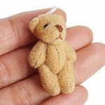 Odoria 1/12 Scale Dolls House Miniature Bear Dollhouse Accessories, Brown