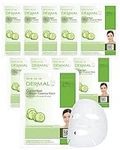 Dermal Korea Collagen Essence Full Face Facial Mask Sheet Pack No20 Cucumber 23g 10pcs by Dermal