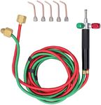 Mini Gas Torch, Micro Welding Torch with 5 Pcs Replaceable Tips, Jewelry Soldering Torches Soldering Kit for Hoses Jewelry Repairing Torch, Durable High Temperature Welding Gas Torch Soldering