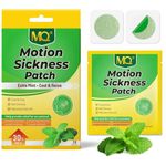 MQ 28ct Motion Sickness Patches – 30% Extra Mint Sea Sickness Patch for Cruise – Fast-Acting, Non-Drowsy, Naturally Sourced, Travel Essentials