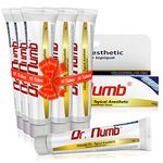 DR. NUMB 5% Lidocaine Topical Anesthetic Numbing Cream - 10g || Vitamin E Combined for Pain Relieves of Tattoos, Waxing, Microneedling, Piercing, Microblading, Burning || Ink Artists Choice (10)