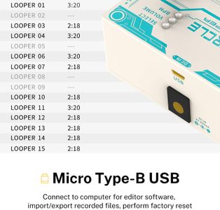 Donner Guitar Looper Pedal – Compact Loop Station for Electric Guitar