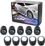iJDMTOY 10pc 30W High Power Flexible LED Lighting Kit Compatible with Daytime Running Light or Under Car Puddle Light, 6000K Xenon White