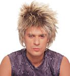 Costume Culture Men's Rocker Unisex Short Rocker Wig - Yellow - One Size