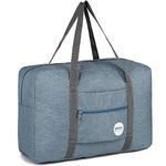 Cabin Bag 45x36x20 for Easyjet Airlines Underseat Travel Bag Holdall Bag Carry on Hand Luggage Weekend Bag for Women and Men (Denim Blue 25L)