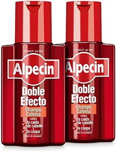 Alpecin Double Effect 2x 200 ml | Champu anticaida hombre y anticaspa hombre | Alpecin Champu con cafeina tratamiento para la caida del cabello y caspa