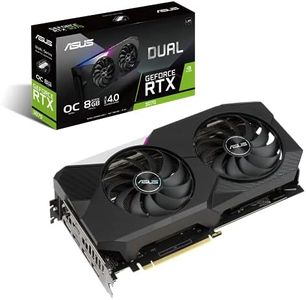 ASUS Dual NVIDIA GeForce RTX 3070 V2 OC Edition Gaming Graphics Card (PCIe 4.0, 8GB GDDR6 Memory, LHR, HDMI 2.1, DisplayPort 1.4a, Axial-tech Fan Design, Dual BIOS, Protective Backplate)