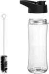 Replacement Cup Blender Bottle 600ML with Leak-Proof Lid and Cleaning Brush