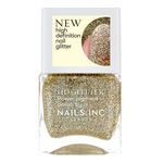 Nails HD Glitter Always Electric 14ml, Gold Nail Polish