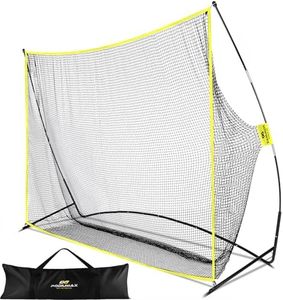 PodiuMax 10x7ft Golf Hitting Net | Driving Range for Backyard & Indoor | Also Suitable for Soccer, Baseball, Softball Practice with Carrying Bag (Hitting Net)