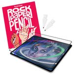 Astropad Rock Paper Pencil 2 – Paper Screen Protector for 11" iPad Pro (Gen 1-4) or 10.9" iPad Air (Gen 4-5) + Apple Pencil Tips Replacement 2 Pack – Compatible with Apple Pencil 1st/2nd Gens