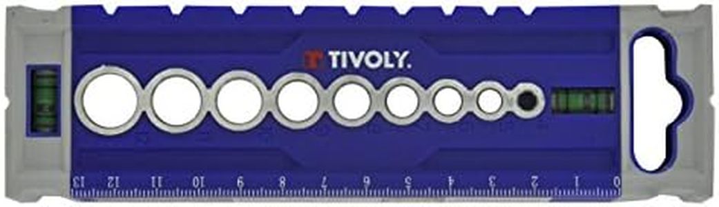 Tivoly 11110220005 Pilot 5 Drilling Guide Rectangular Ø4-12mm, Blue