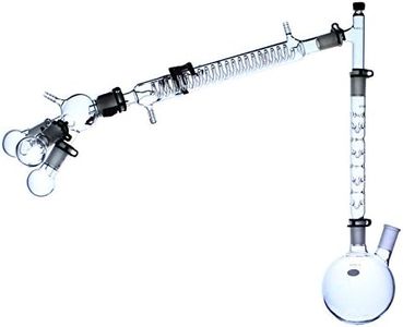 Laboy Glass Vacuum or Reduced-Pressure Fractional Apparatus with 24/40 Joints Lab Glassware Kit