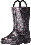 Western Chief Girls' Glitter Rain Boot, Multi, 6 M US Toddler