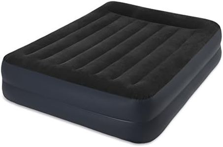 Intex Dura-Beam Mid-rise Queen H42cm Inflatable Mattress Airbed w/Electric Pump