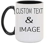 Customized 15oz Ceramic Coffee Mugs