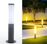 INVENTAA REVA 12W Garden Light for Home Garden Waterproof (Warm White) IP65 Unbreakable Garden Lamps for Outdoor | Rustproof Garden Lights for Outdoor Garden LED Bollard Light (1.5 Ft)