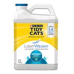 Purina Tidy Cats Light Weight, Low Dust, Clumping Cat Litter, Lightweight Instant Action Cat Litter - (2) 8.5 lb. Jugs
