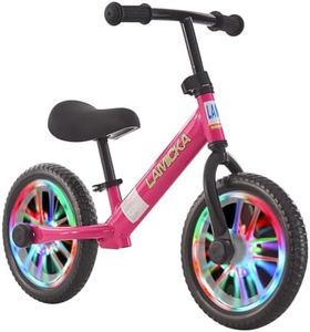 TRIOBLADE 12" Balance Bike 2 Year Old Toddler Bike Kids Baby First Bike Training Bicycle No Pedal Adjustable Handlebar/Seat Gift Bike for 2-5 Year Old Boys Girls (Purple)