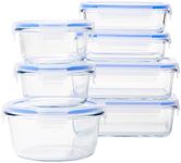 Amazon Basics Airtight Glass Food S