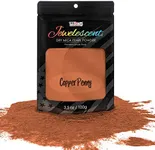 U.S. Art Supply Jewelescent Copper Penny Mica Pearl Powder Pigment, 3.5 oz (100g) Sealed Pouch - Cosmetic Grade, Metallic Color Dye - Paint, Epoxy, Resin, Soap, Slime Making, Makeup, Art