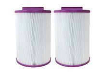 RockWaterAir PWW50 Hot Tub Spa Cartridge Filter x 2 - Replacement for Pleatco PWW50P3, Unicel 6CH-940, Filbur FC-0359, Darlly SC714, 60401, Great Barrier 8550, coarse thread with Handle filter