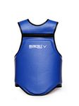 Invincible Reversible Wushu Chest Guard (Red/Blue, Small/Medium)