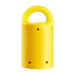 MagnetPAL Neodymium Anti-Rust Magnet, Magnetic Stud Finder, Hide-A-Key, Tool Holder & Retrieval, Magnet 12lb Pull, Indoor or Outdoor Multi Use Tools, Quick Release Keys Yellow