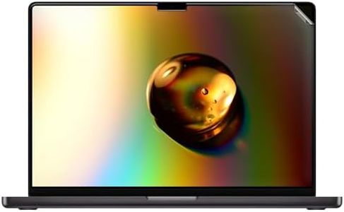 kwmobile Film Protection Compatible avec Apple Macbook Pro 14.2 2024 M4 A3112 / A3185 / A3401 - Film de Protection d'écran Mat pour Ordinateur Portable en Plastique