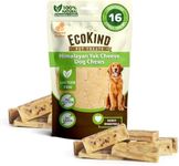 EcoKind Premium Gold Yak Cheese Himalayan Dog Chews, Healthy Dog Treats for Small Dogs, All Natural, High Protein Chew, Peanut Butter, Small - 16 Chews