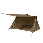 OneTigris Backwoods Bungalow Ultralight Bushcraft Shelter 2.0, Backpacking Tent with Canopy 2 Person Waterproof Ripstop