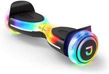 Jetson Hoverboard - Hali X Hoverboard with Off-Road All-Terrain Wheels - 12mph Hoverboard with Bluetooth Speakers and Light Up LED Deck and Wheels - Heavy Duty Self-Balancing Smart Hoverboard