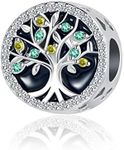 OutstandLong Family Tree Women's Bead Charms for Pandora Bracelets Family is A Cicle of Love Bead for Mom Birthday Gift, Blue