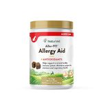 NaturVet Aller-911 Advanced Allergy Aid for Dogs, Cats – Antioxidant-Rich Pet Supplement with Omegas, DHA, EPA – Helps Support Dog Immune System, Cat Respiratory Health, Skin Moisture 180 Soft Chews