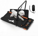 Lastforever Dog Treadmill for Small & Medium Dogs, Quiet 2.5HP Motor, Remote Control, LED Display, Indoor Pet Exercise Treadmill with Safety Leash (Small/Medium/4MPH)