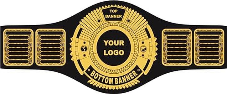 Custom Championship Belt Wrestling Belt Fully Personalized for All Sports - Custom Wrestling Championship Belt (4mm Zinc)
