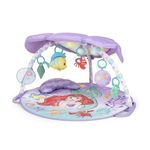 Bright Starts, Disney Baby, The Little Mermaid Twinkle Trove Light-Up Musical Baby Activity Gym, 25+ Min of Melodies, 6 Toys, Ages Newborn +, Purple