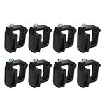 Truck Mounting Clamps, 16Pcs Truck Bed Topper Mount Clamps Shell Clips Replacement for Silverado 1500 2500 3500 (Black)