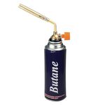 Butane/LPG Single Nozzle Brazing Blow Torch with Manual Ignition and 1 Butane Canister Refill || Gas Canister|| Bustane Canister (Gun With 1Canister)