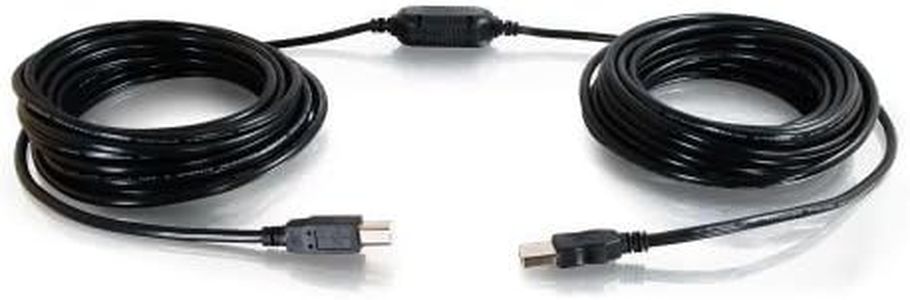 C2G /Cables to Go 38989 USB A/B Cable Activo, Negro (25 pies)
