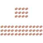 LOGOFUN 48 pcs Miniature Boat Ornaments Mini Boat Model Simulated Resin Boat Toy Lifelike Boat Craft for Landscape Decorations (Random Color)