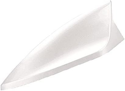 PSLER Car Auto Antenna Pinna di Squalo Copertura FM/AM Connessione Segnale Radio Antenne Base per Universal Fit Pasta Modifica Coda Punch-free (Bianco Perla)