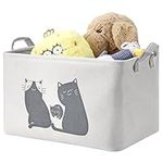 Navaris Kids Toy Storage Basket - Robust and Durable Construction With Dressing Up and Toy Car Box - Boys and Girls Large Boxes for Playroom, Bedroom and Living Room Use