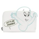 Loungefly Casper The Friendly Ghost Glow Zip Around Wallet, White, Bifold