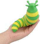 Slug Fidget , 3D Sensory Slug Fidget Toy, Articulated Slug Fidget Toy, Relief Slug Toys, Best Christmas Holiday Birthday Gifts for Toddler,Baby,Kids,Boys&Girl