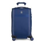Travelpro Versapack + Lightweight Softside Expandable Carry on Luggage, Estate Blue, Carry On, Versapack + Lightweight Softside Expandable Carry on Luggage