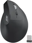 acer Ergonomic Mouse Wireless, 3 Adjustable DPI Vertical Mouse, 6 Buttons, Rechargeable Ergo Mouse, 2.4GHz Computer Mouse with USB Receiver for Laptop, PC, iMac and Desktop